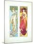 Plate 45 from 'Documents Decoratifs', 1902-Alphonse Mucha-Mounted Giclee Print