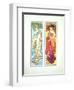 Plate 45 from 'Documents Decoratifs', 1902-Alphonse Mucha-Framed Giclee Print