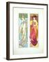 Plate 45 from 'Documents Decoratifs', 1902-Alphonse Mucha-Framed Giclee Print