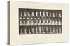 Plate 459. Stepping on Chair, Reaching up and Descending, 1885 (Collotype on Paper)-Eadweard Muybridge-Stretched Canvas