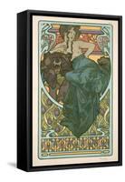 Plate 47 from 'Documents Decoratifs', 1902-Alphonse Mucha-Framed Stretched Canvas