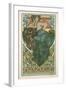 Plate 47 from 'Documents Decoratifs', 1902-Alphonse Mucha-Framed Giclee Print