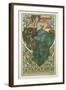 Plate 47 from 'Documents Decoratifs', 1902-Alphonse Mucha-Framed Giclee Print