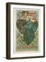 Plate 47 from 'Documents Decoratifs', 1902-Alphonse Mucha-Framed Premium Giclee Print