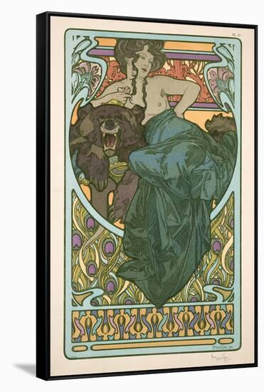 Plate 47 from 'Documents Decoratifs', 1902-Alphonse Mucha-Framed Stretched Canvas