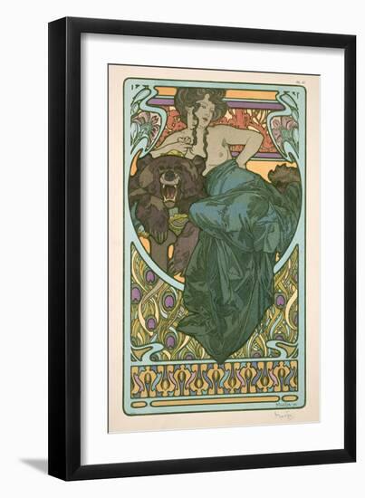 Plate 47 from 'Documents Decoratifs', 1902-Alphonse Mucha-Framed Giclee Print