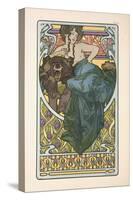 Plate 47 from the Book 'Documents Decoratifs', Published in 1902, 1902-Alphonse Mucha-Stretched Canvas