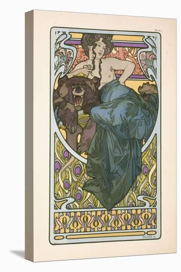 Plate 47 from the Book 'Documents Decoratifs', Published in 1902, 1902-Alphonse Mucha-Stretched Canvas