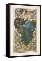 Plate 47 from the Book 'Documents Decoratifs', Published in 1902, 1902-Alphonse Mucha-Framed Stretched Canvas