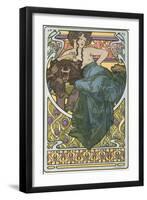 Plate 47 from the Book 'Documents Decoratifs', Published in 1902-Alphonse Mucha-Framed Giclee Print