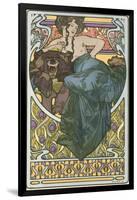 Plate 47 from the Book 'Documents Decoratifs', Published in 1902-Alphonse Mucha-Framed Giclee Print