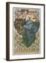 Plate 47 from the Book 'Documents Decoratifs', Published in 1902-Alphonse Mucha-Framed Giclee Print