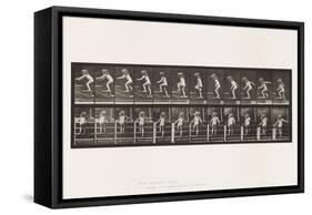 Plate 473. Child, Walking Upstairs, 1885 (Collotype on Paper)-Eadweard Muybridge-Framed Stretched Canvas