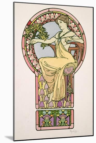 Plate 48 from 'Documents Decoratifs', 1902-Alphonse Mucha-Mounted Giclee Print