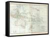 Plate 49. Map of Oceanica (Oceania). Australia-Encyclopaedia Britannica-Framed Stretched Canvas