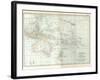 Plate 49. Map of Oceanica (Oceania). Australia-Encyclopaedia Britannica-Framed Art Print