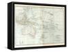 Plate 49. Map of Oceanica (Oceania). Australia-Encyclopaedia Britannica-Framed Stretched Canvas