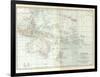 Plate 49. Map of Oceanica (Oceania). Australia-Encyclopaedia Britannica-Framed Art Print