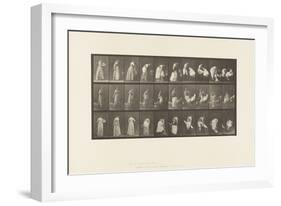 Plate 497. Miscellaneous Phases of the Toilet, 1885 (Collotype on Paper)-Eadweard Muybridge-Framed Giclee Print