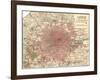 Plate 5. Inset Map of London-Encyclopaedia Britannica-Framed Art Print