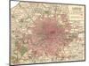 Plate 5. Inset Map of London-Encyclopaedia Britannica-Mounted Art Print