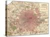 Plate 5. Inset Map of London-Encyclopaedia Britannica-Stretched Canvas