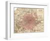 Plate 5. Inset Map of London-Encyclopaedia Britannica-Framed Art Print