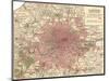 Plate 5. Inset Map of London-Encyclopaedia Britannica-Mounted Art Print