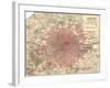 Plate 5. Inset Map of London-Encyclopaedia Britannica-Framed Art Print