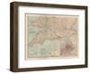 Plate 5. Map of England and Wales-Encyclopaedia Britannica-Framed Art Print