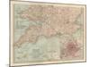 Plate 5. Map of England and Wales-Encyclopaedia Britannica-Mounted Art Print