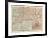 Plate 5. Map of England and Wales-Encyclopaedia Britannica-Framed Art Print