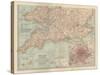 Plate 5. Map of England and Wales-Encyclopaedia Britannica-Stretched Canvas