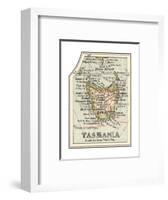 Plate 50. Inset Map of Tasmania. Australia-Encyclopaedia Britannica-Framed Giclee Print