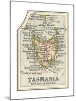 Plate 50. Inset Map of Tasmania. Australia-Encyclopaedia Britannica-Mounted Giclee Print