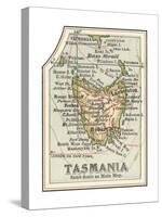 Plate 50. Inset Map of Tasmania. Australia-Encyclopaedia Britannica-Stretched Canvas