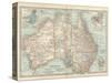 Plate 50. Map of Australia. Insets of Melbourne and Port Phillip-Encyclopaedia Britannica-Stretched Canvas