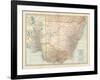 Plate 51. Map of Australia. South-East Part. Victoria-Encyclopaedia Britannica-Framed Art Print