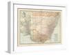 Plate 51. Map of Australia. South-East Part. Victoria-Encyclopaedia Britannica-Framed Art Print