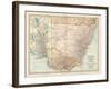 Plate 51. Map of Australia. South-East Part. Victoria-Encyclopaedia Britannica-Framed Art Print