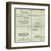 Plate 52. Inset Map of Ellice Islands (British)-Encyclopaedia Britannica-Framed Art Print