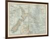 Plate 52. Pacific Ocean Islands Map-Encyclopaedia Britannica-Framed Art Print