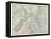 Plate 52. Pacific Ocean Islands Map-Encyclopaedia Britannica-Framed Stretched Canvas