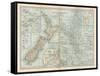 Plate 52. Pacific Ocean Islands Map-Encyclopaedia Britannica-Framed Stretched Canvas