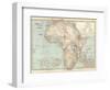 Plate 53. Map of Africa. Insets of Ascension Island-Encyclopaedia Britannica-Framed Art Print