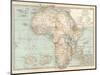Plate 53. Map of Africa. Insets of Ascension Island-Encyclopaedia Britannica-Mounted Art Print