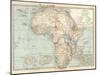 Plate 53. Map of Africa. Insets of Ascension Island-Encyclopaedia Britannica-Mounted Art Print