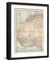 Plate 54. Map of Africa-Encyclopaedia Britannica-Framed Art Print