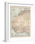 Plate 54. Map of Africa-Encyclopaedia Britannica-Framed Art Print