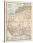 Plate 54. Map of Africa-Encyclopaedia Britannica-Stretched Canvas